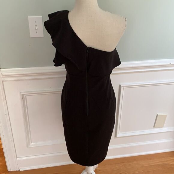 Bardot Ruffle Dress in Black Revolve size 6 - Picture 8 of 10